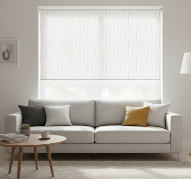 Modern blind in unique octagon design - TenStickers