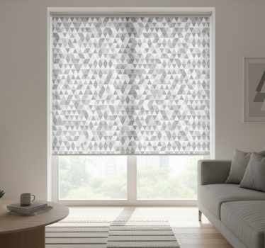 Modern blind minimalistic grey shades variation - TenStickers