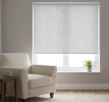 Modern blind modern minimalist grey wallpaper - TenStickers