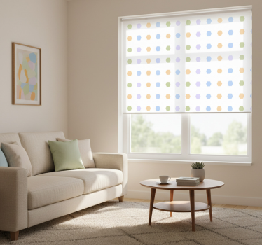 Modern blind multicolor hexagons on light background - TenStickers