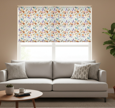 Modern blind organic flat abstract design - TenStickers