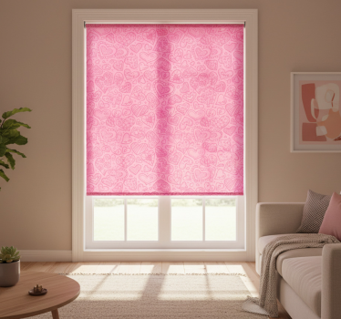 Modern blind pattern-decor mixed hearts design - TenStickers
