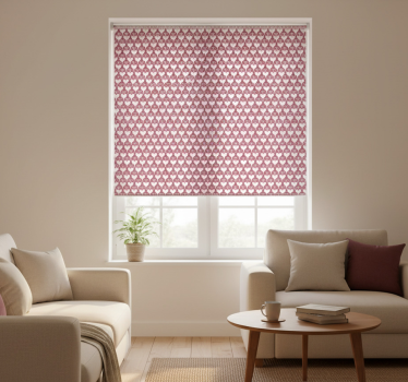Modern blind pattern-decor twisted hearts - TenStickers