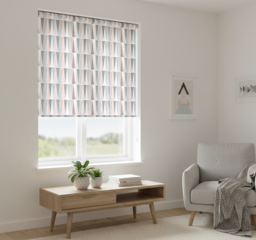 Modern blind scandinavian triangles design - TenStickers