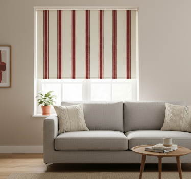 Modern blind vertical lines in red - TenStickers