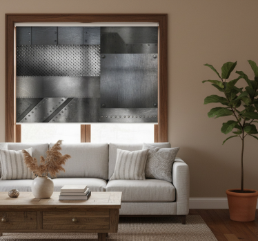 Modern blind wallpaper brass wall - TenStickers