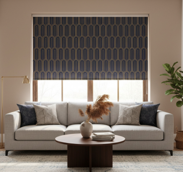 Modern blind with arched line design - TenStickers