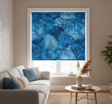 Modern blind with blue visual highlights - TenStickers