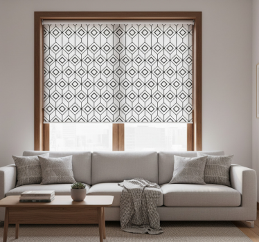 Modern blind with contemporary diamond accents - TenStickers