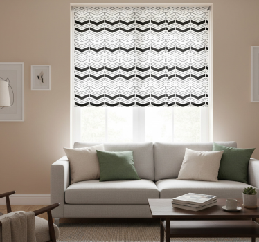 Modern blind with creative arrow shapes - TenStickers