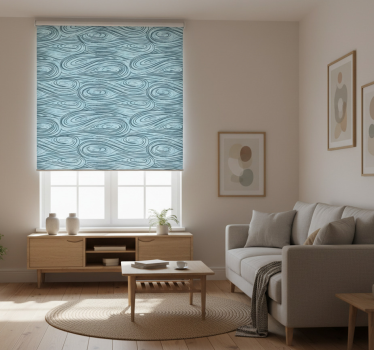 Modern blind with japandi style imitation - TenStickers