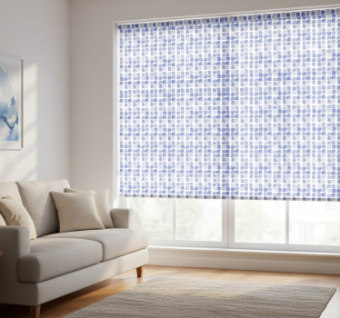 Modern blind with random square halftone pattern - TenStickers