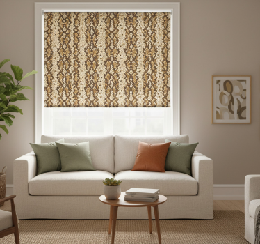 Modern blind with snake skin design - TenStickers