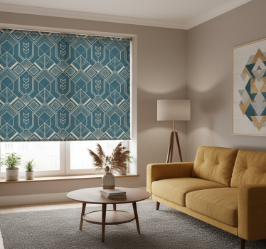 Modern blind with stylish patterned design - TenStickers
