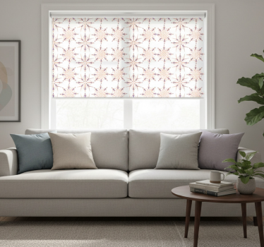 Modern blind with synchronized swimming figures pattern - TenStickers