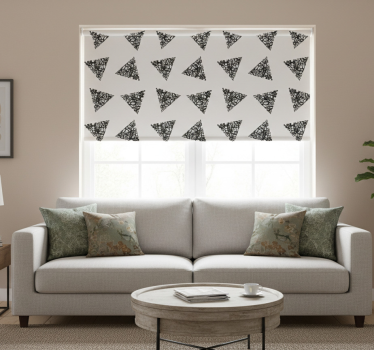 Modern blind with unique weathered wood design - TenStickers
