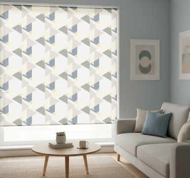 Modern blind with vertical triangles design - TenStickers