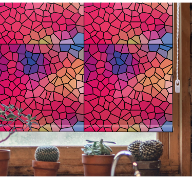 Mosaic colour pattern texture and pattern blind - TenStickers