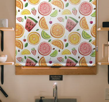 Multicolor Fruit and vegetable roller blind - TenStickers