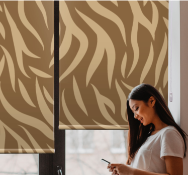 Natural wave patterns texture and pattern blind - TenStickers
