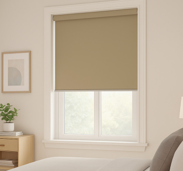 Neutral beige  teenage  roller blind - TenStickers