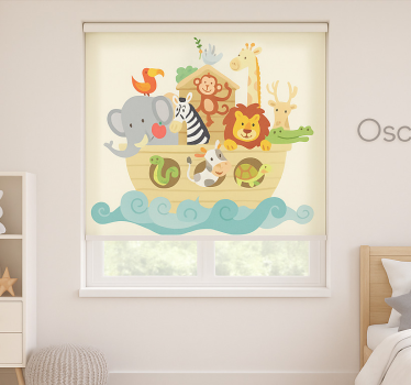Children's blind with noah's ark design - TenStickers