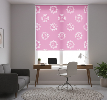 Office blind beautiful crown chakra symbol - TenStickers
