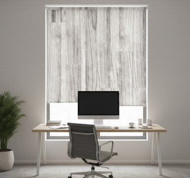Office blind cloudy morning - TenStickers