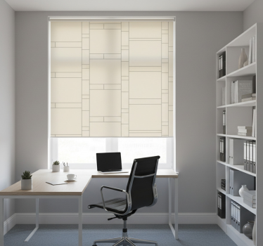 Office blind contemporary block design - TenStickers