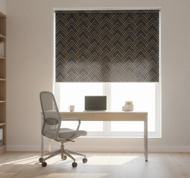 Office blind geometric cascade - TenStickers