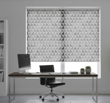 Office blind geometric triangles design - TenStickers