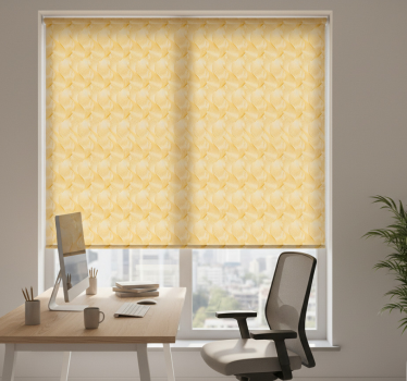 Office blind gold foil wave illusion - TenStickers