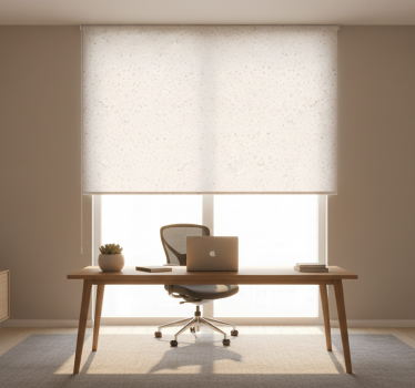Office blind handcrafted in subtle gold - TenStickers