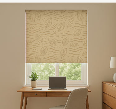 Office blind in calming beige - TenStickers