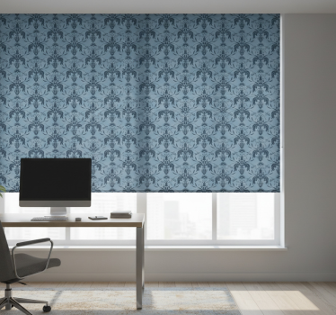 Office blind in floral patterns - TenStickers