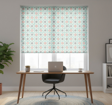 Office blind in granny chic style - TenStickers