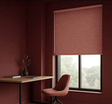 Office blind in modern dusty rose - TenStickers