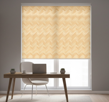 Office blind in wooden gold design - TenStickers