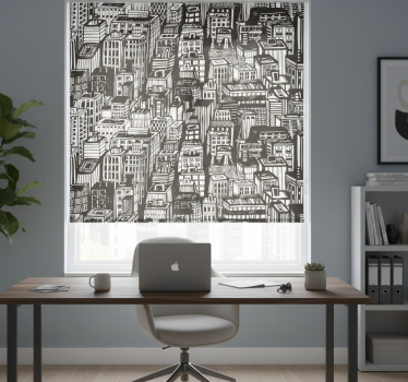 Office blind inspired by new york skyscrapers - TenStickers