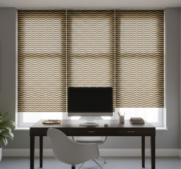 Office blind marble gold lines - TenStickers