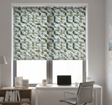 Office blind modern triangles - TenStickers