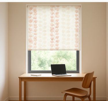 Office blind pink flower petals - TenStickers