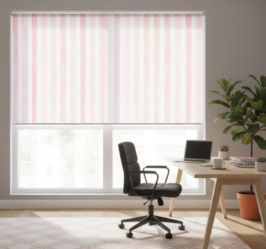Office blind watercolor pink stripes - TenStickers