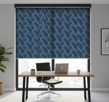 Office blind platinum geometric metallic - TenStickers