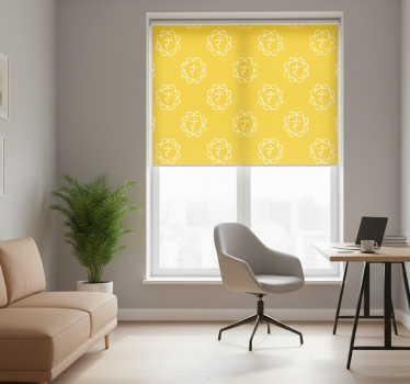 Office blind solar plexus chakra design - TenStickers