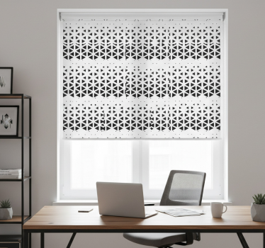 Office blind with geometric ombre effect - TenStickers