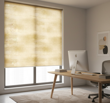 Office blind with golden effect - TenStickers