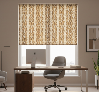 Office blind with snake skin design - TenStickers