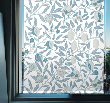 Painted victorian Flower roller blind - TenStickers