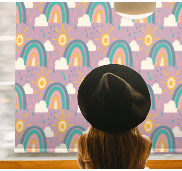 RAINBOWS AND SUNS childrens blind - TenStickers